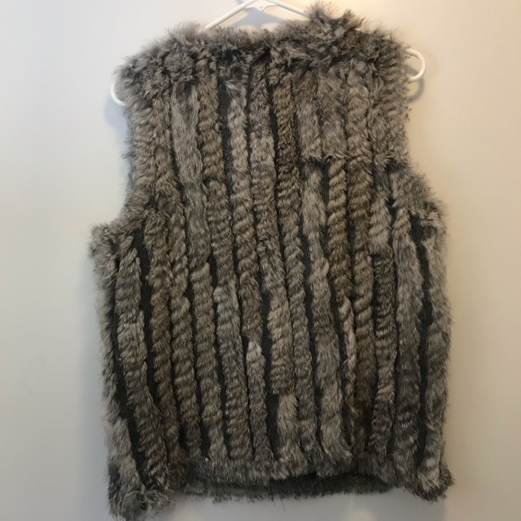 100% genuine rabbit fur vest - Picture 2 of 6